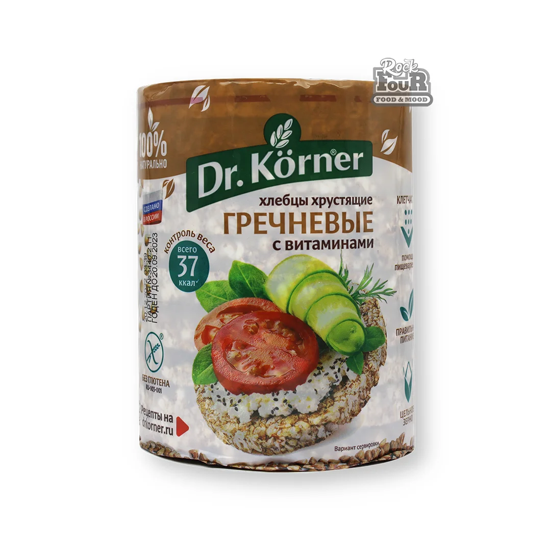 Crunchy bread "Dr.Korner" buckwheat with vitamins 100g